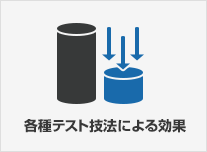 各種テスト技法による効率化