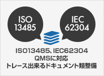 ISO13485、EC62304QMSに対応 トレース出来るドキュメント類整備